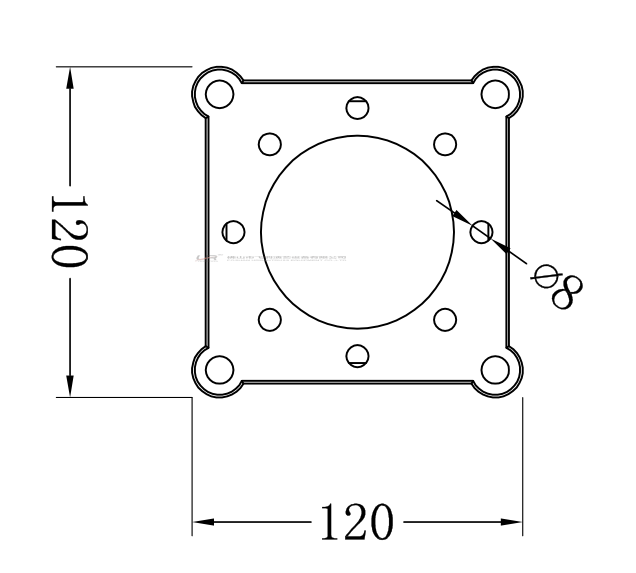 Square Truss UR-QSB120
