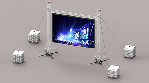 8 m X6 m LED gantry