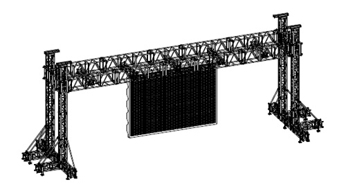 14 m X6 m LED gantry