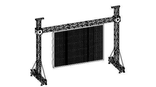 8 m X6 m LED gantry