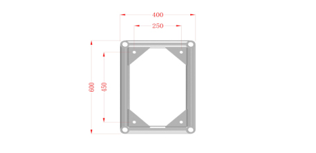 Rectangular  truss-UR-RHB600400