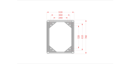 Rectangular truss     UR-RHB760520