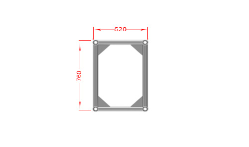 Rectangular truss     UR-RHC760520