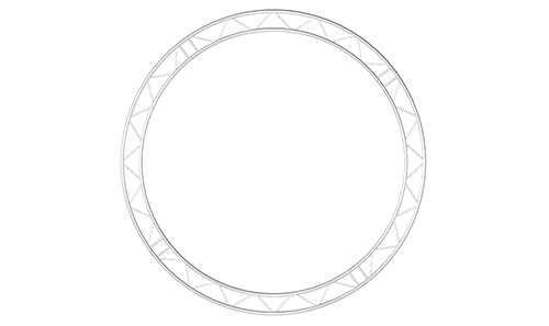 2. Horizontal Flat Circle
