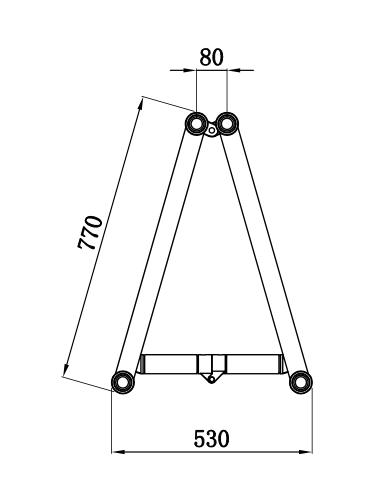 Folding truss-UR-ZHC760520